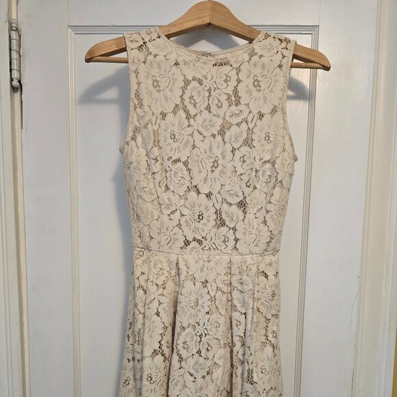 Anthropologie BHLDN Hitherto Kinsey ivory lace dress, size 0 - Picture 4 of 13